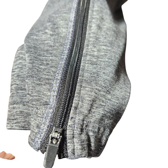 Heather Gray Mens Zip Pocket Athletic Joggers XL - Performance Stretch - Picture 3 of 6